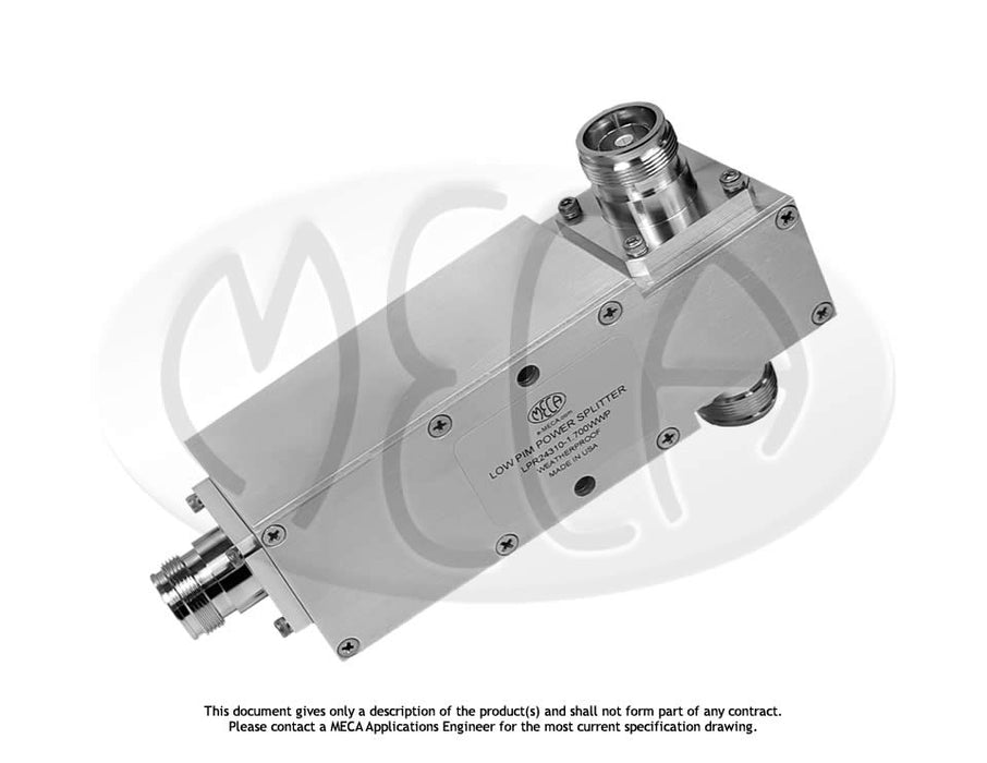 Order Online MECA Electronics 4.3/10.0 Female Low PIM Power Splitter