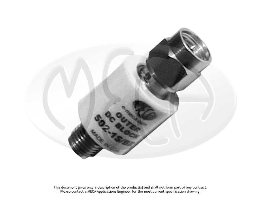 502-1S, 100 Watts, SMA, 0.010-18.0 GHz