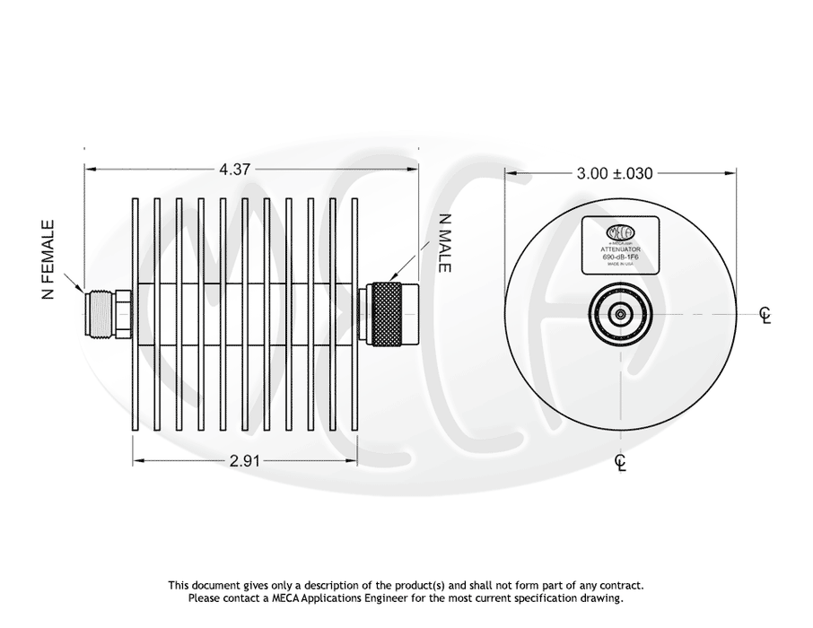 690-dB-1F6, 100 Watts, Hz-6.0 GHz