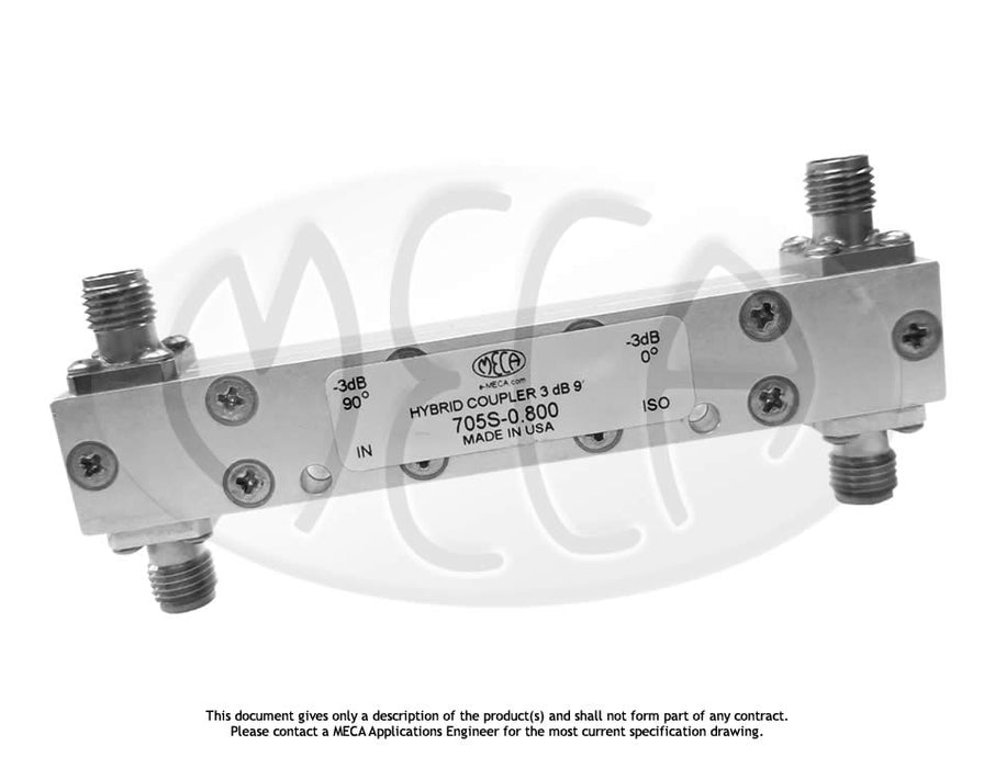 705S-0.800, SMA-Female, 0.500-1.100 GHz