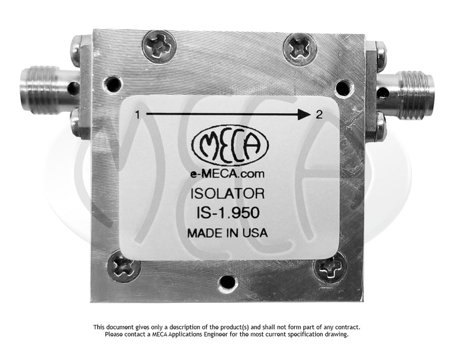 IS-1.950, 10 Watts, SMA-Female 1.700-2.200 GHz