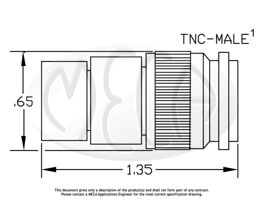 401-5, TNC-Male, 2 Watts, DC-6.0 GHz