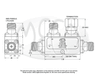 780-dB-12.000 Directional Couplers SMA-Female connectors drawing