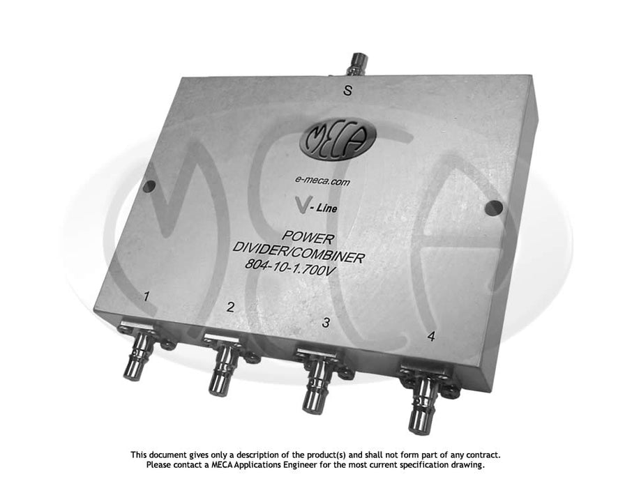 Purchase Online MECA Electronics QMA-Female Power Divider  