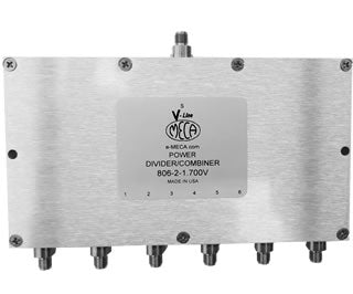 Purchase Online 806-2-1.700V 6-Way SMA-Female Power Dividers