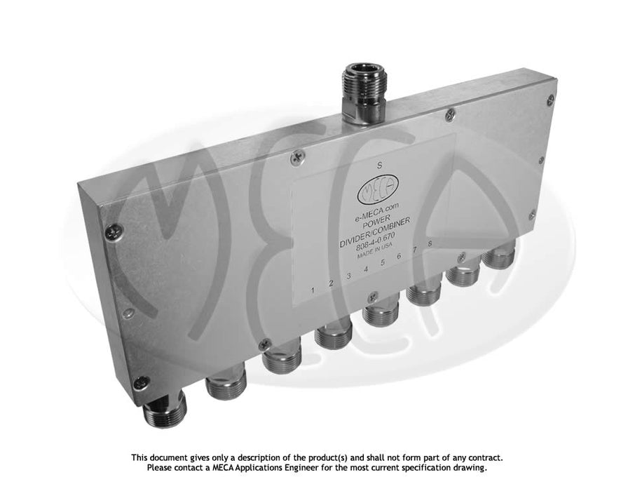 Purchase Online MECA Electronics N-Female Power Dividers 