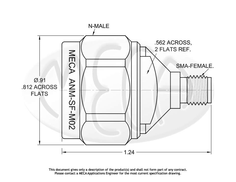 ANM-SF-M02, N-Male to SMA-Female, Hz-18.0 GHz