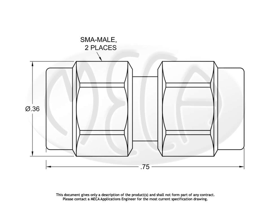 Order Online MECA Electronics SMA-Male to SMA-Male Adapters