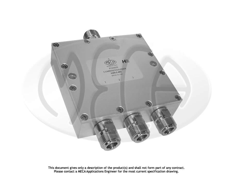 H3N-0.460, N-Female, 0.40-0.52 GHz