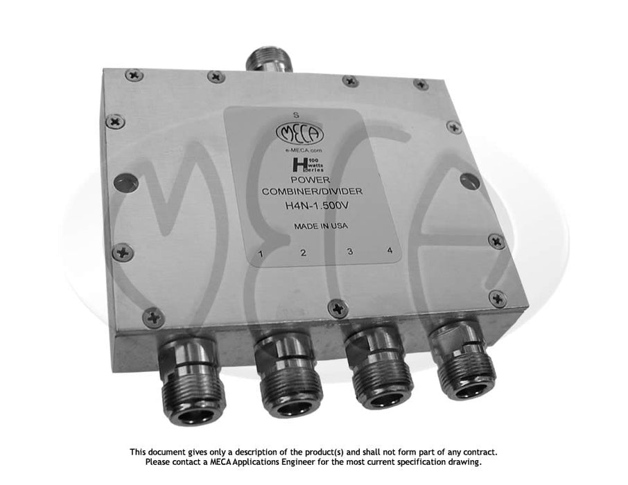 H4N-1.500V, N-Female, 0.8-2.2 GHz