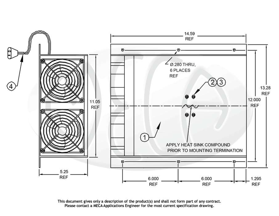HS-2AC Termination-Accessories connectors drawing