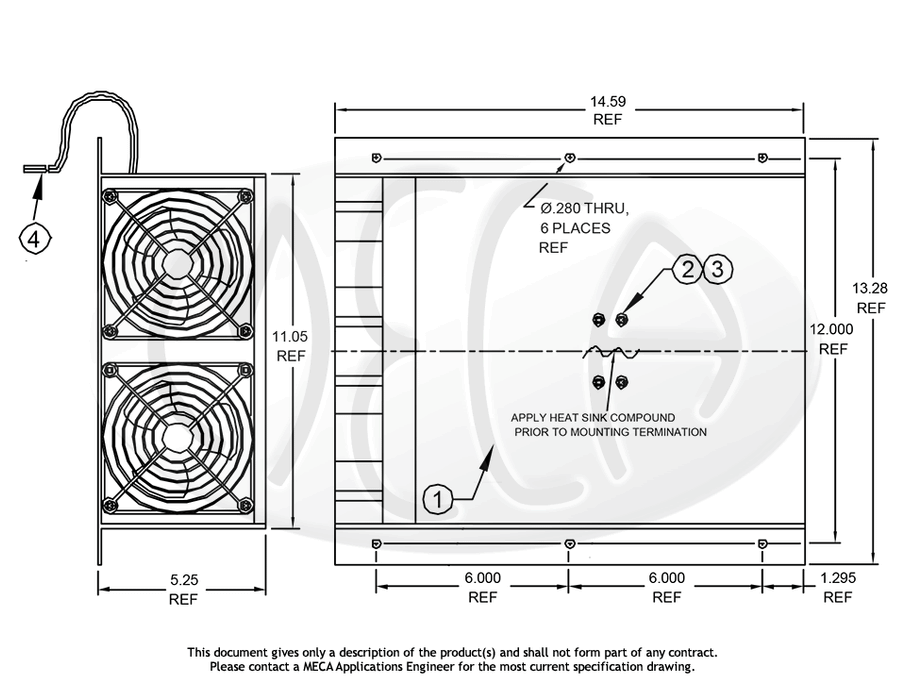 HS-2DC Terminations-Accessories connectors drawing