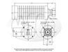 LPTC50-DM Low PIM RF Termination 7/16 DIN-Male connectors drawing