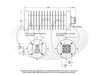 LPTC50-MDF Low PIM Termination Mini DIN-Female connectors drawing